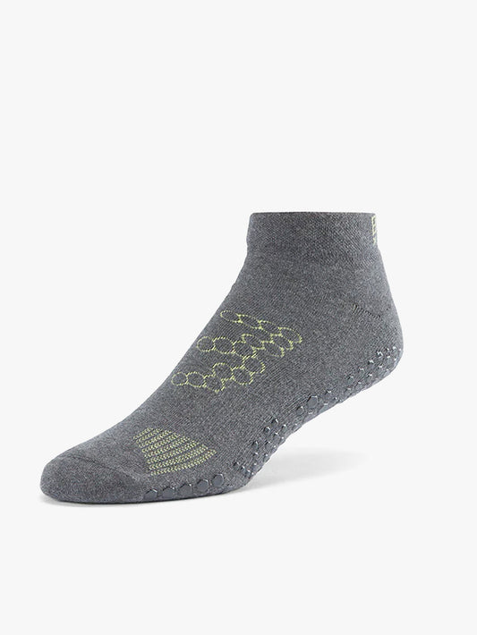 Base 33 Low Rise Grip Socks - Slate