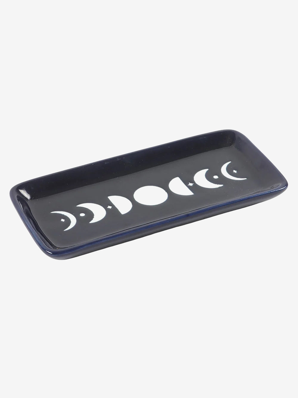 Spirit of Equinox Moon Phase Ceramic Trinket Dish - Blue Moon
