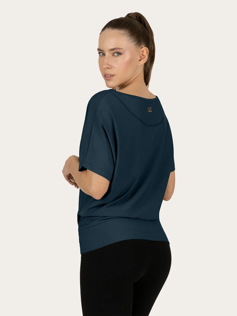 Urban Goddess Budhi Short Sleeve Yoga Top - Orion