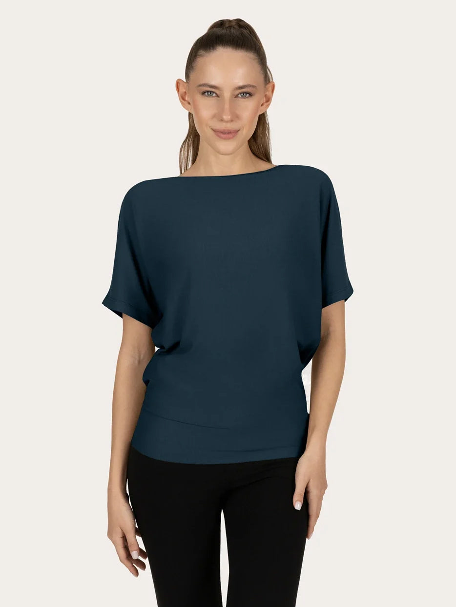 Urban Goddess Budhi Short Sleeve Yoga Top - Orion