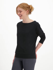 Urban Goddess Budhi Long Sleeve Top - Urban Black