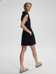 Varley Rebecca Zip Through Dress - Black