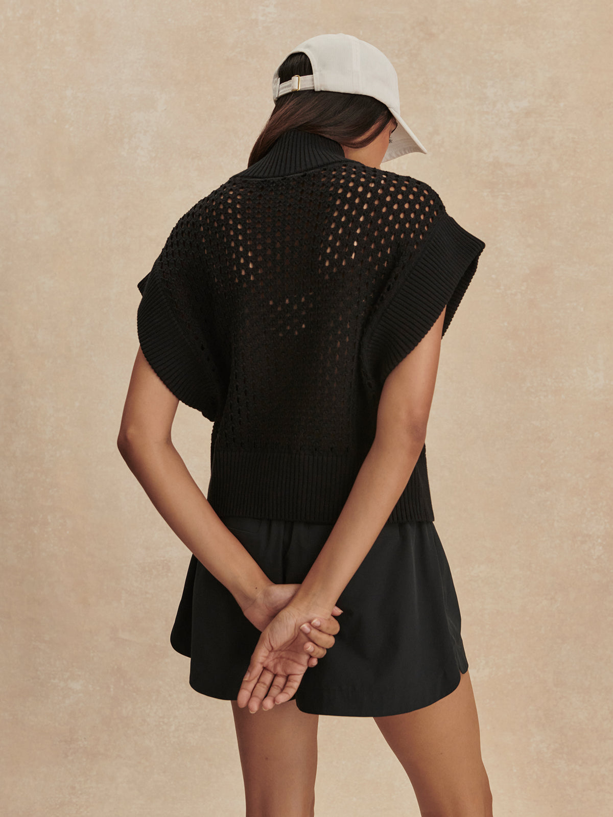Varley Gaines Half Zip Knit - Black