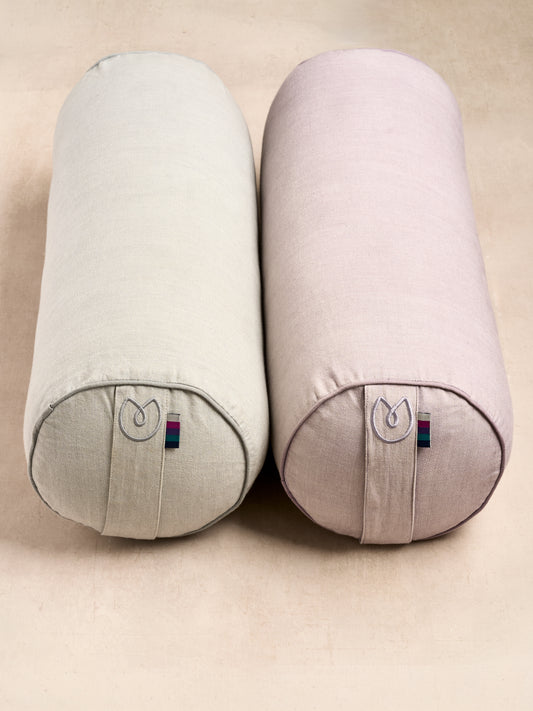 Yogamatters Organic Cotton Chambray Buckwheat Bolster