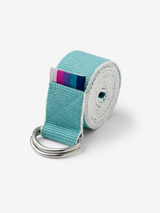 Yogamatters Organic Cotton Chambray D-ring Yoga Belt