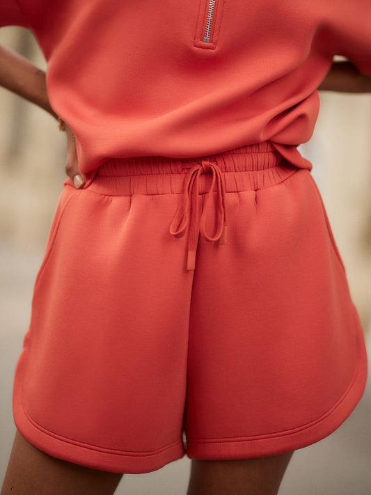 Varley Coulter High Rise Short 3.5 - Summer Fig