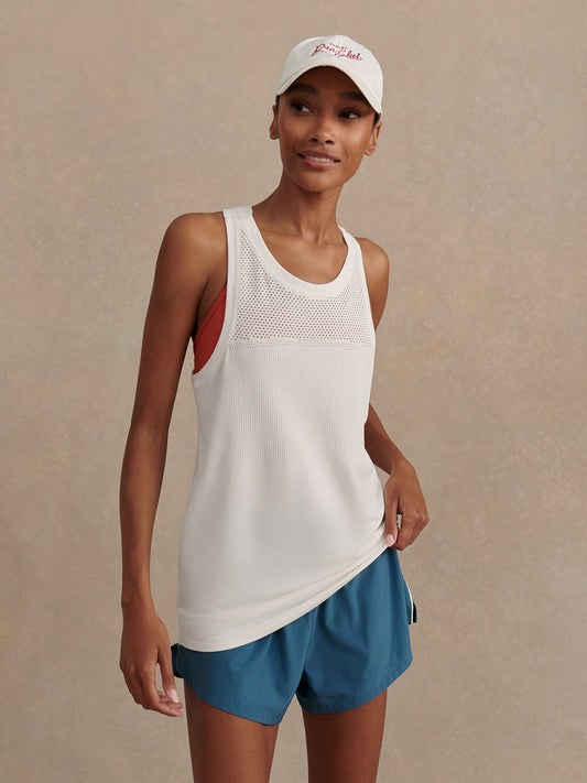 Varley Dayna Seamless Tank - White