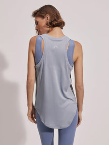 Varley Dacey Longline Tank - Ashley Blue