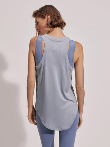 Varley Dacey Longline Tank - Ashley Blue