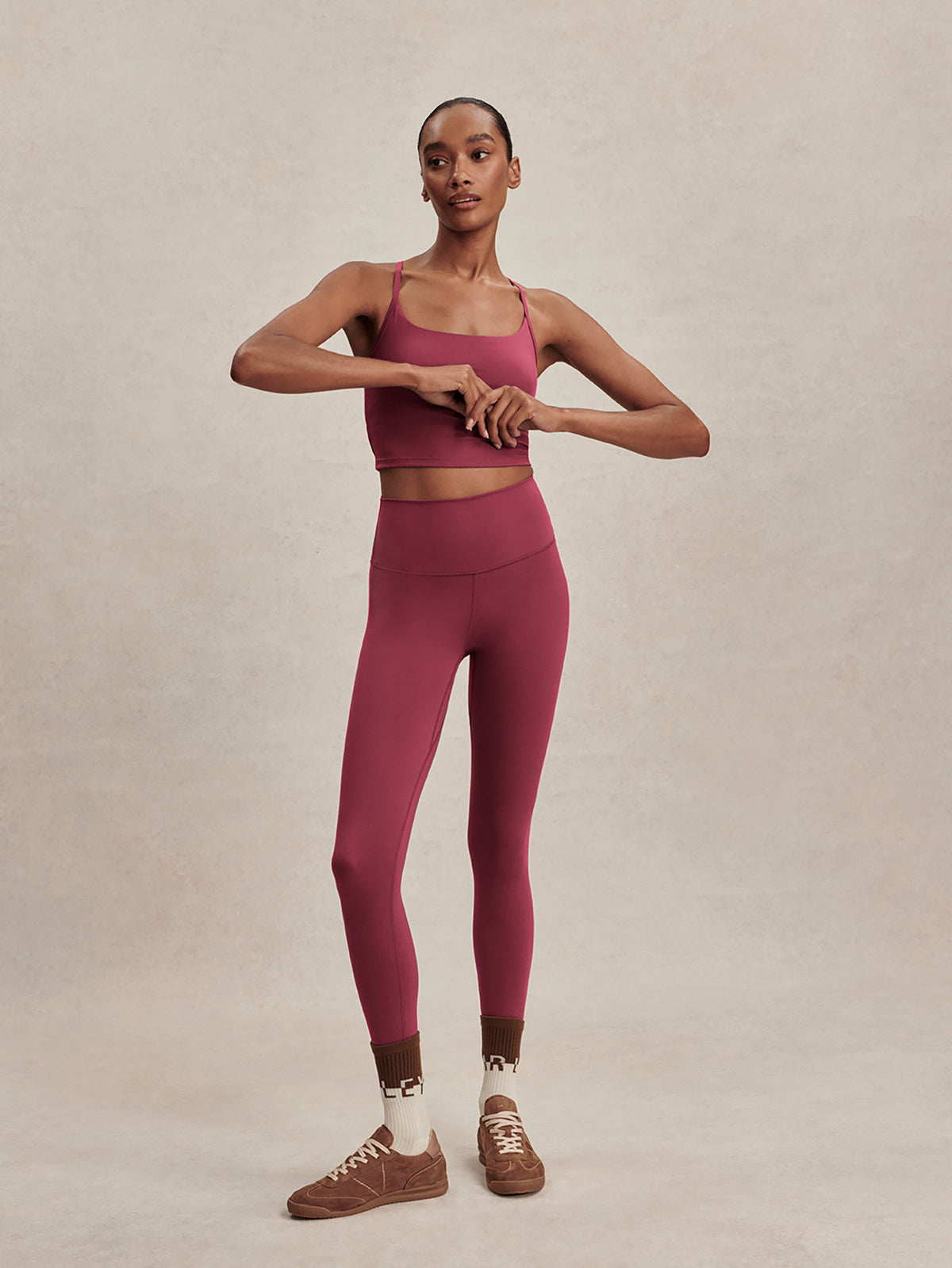 Varley Freesoft High Rise Legging 25 - Rich Raspberry