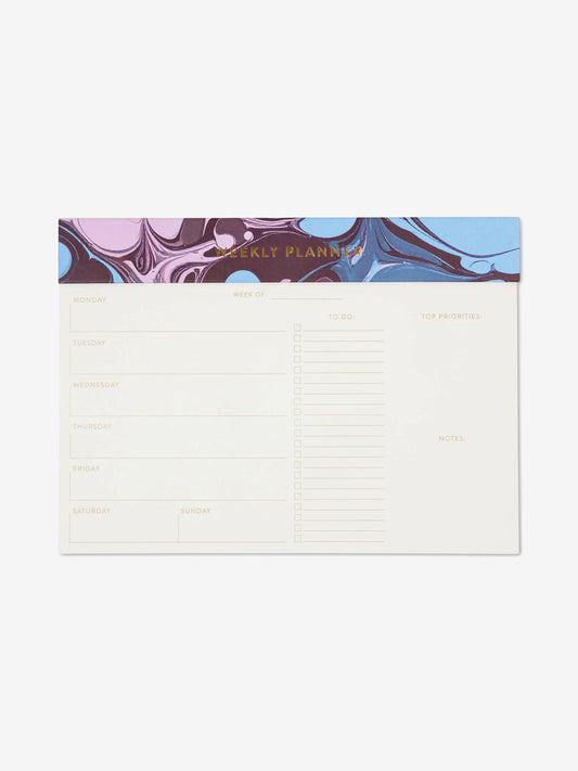 Designworks Ink Weekly Planner Pad - Burgundy Sky