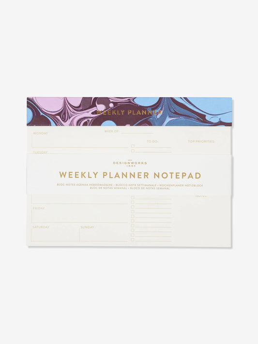 Designworks Ink Weekly Planner Pad - Burgundy Sky