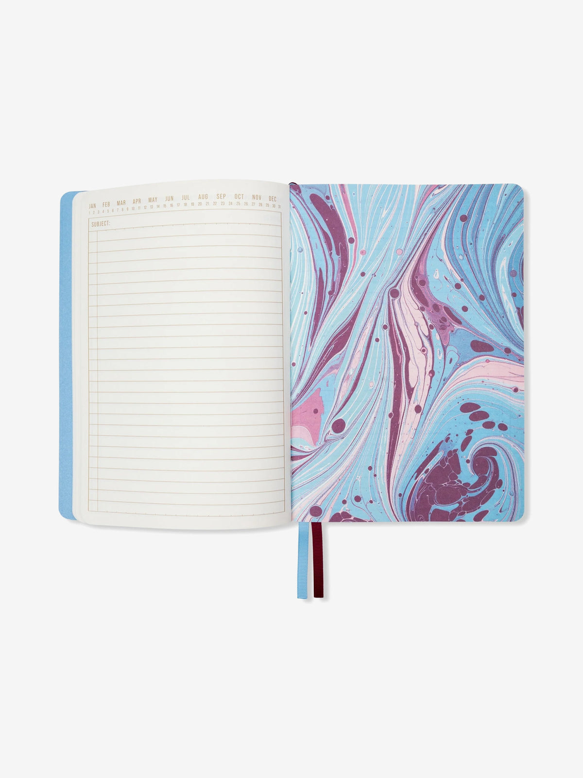 Designworks Ink Marble Soft Cover Journal - Burgundy Sky