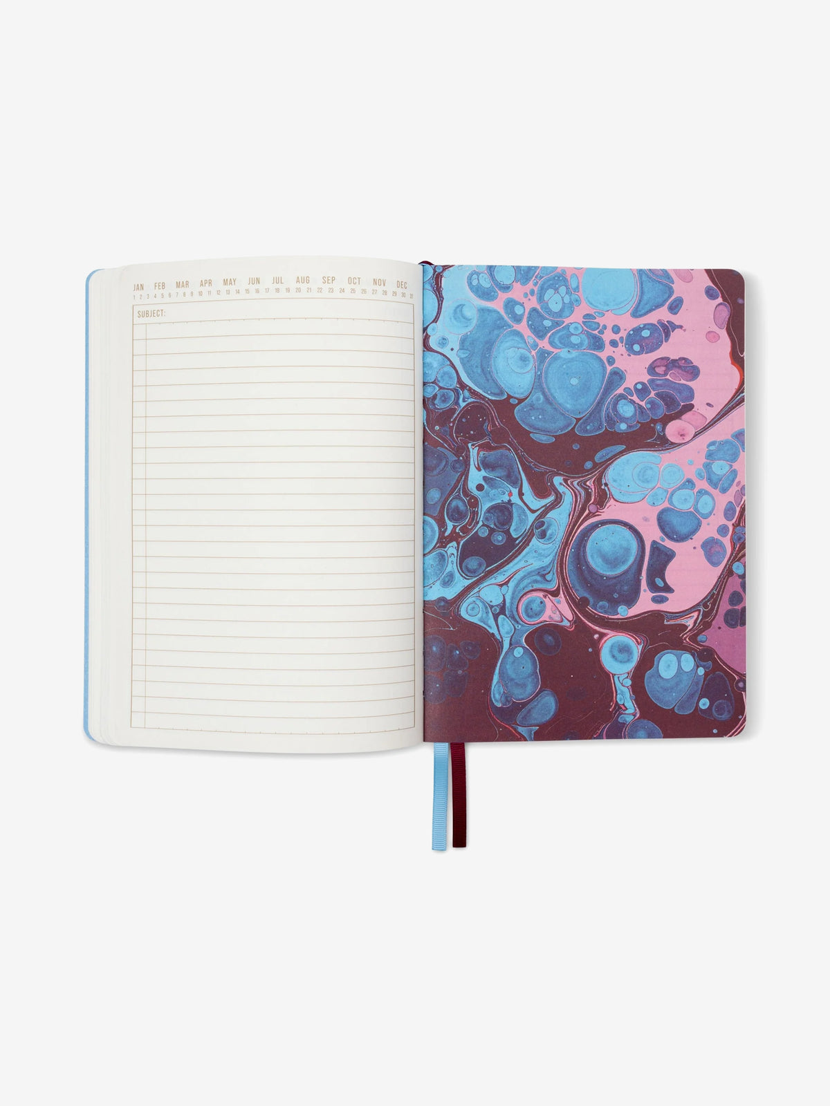 Designworks Ink Marble Soft Cover Journal - Burgundy Sky