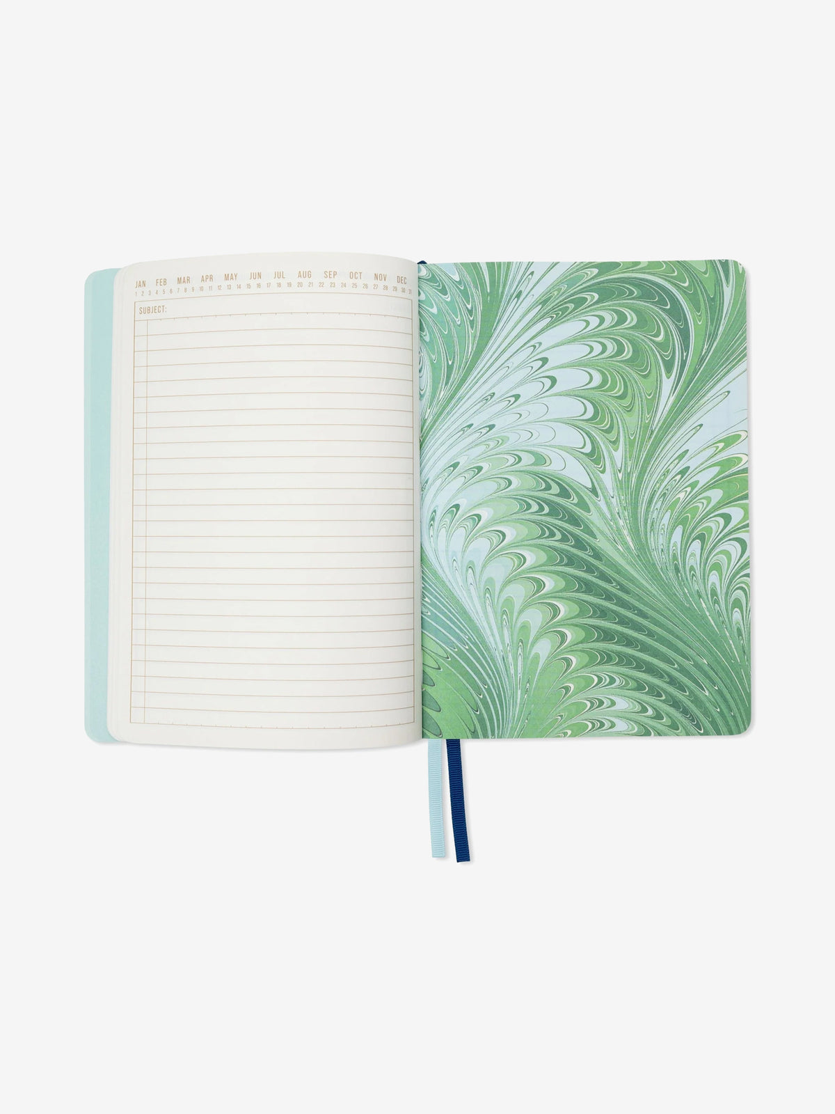 Designworks Ink Marble Soft Cover Journal - Teal