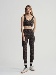 Varley Form High Pocket Legging 25 - Carob Fragment Snake