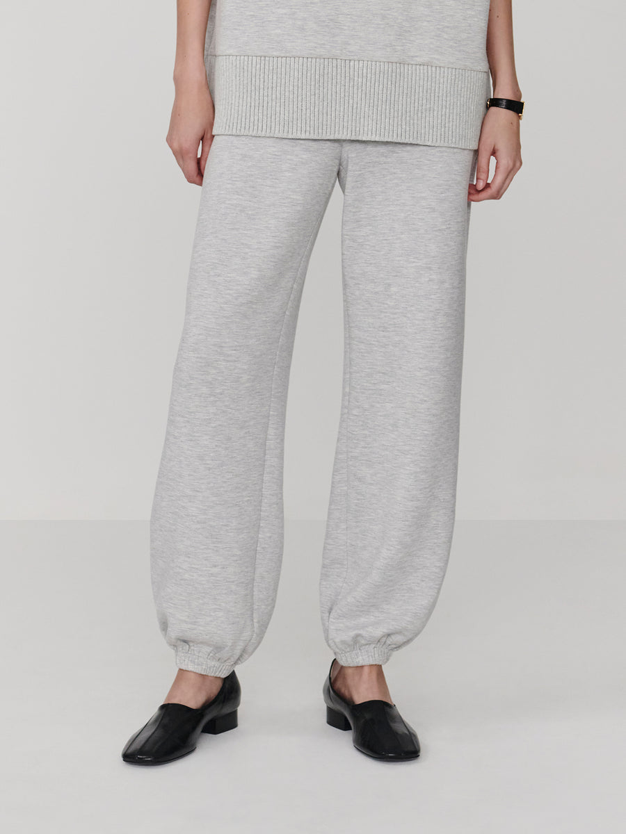 Varley The Classic Cuff Pant 28.5 - Light Grey Marl