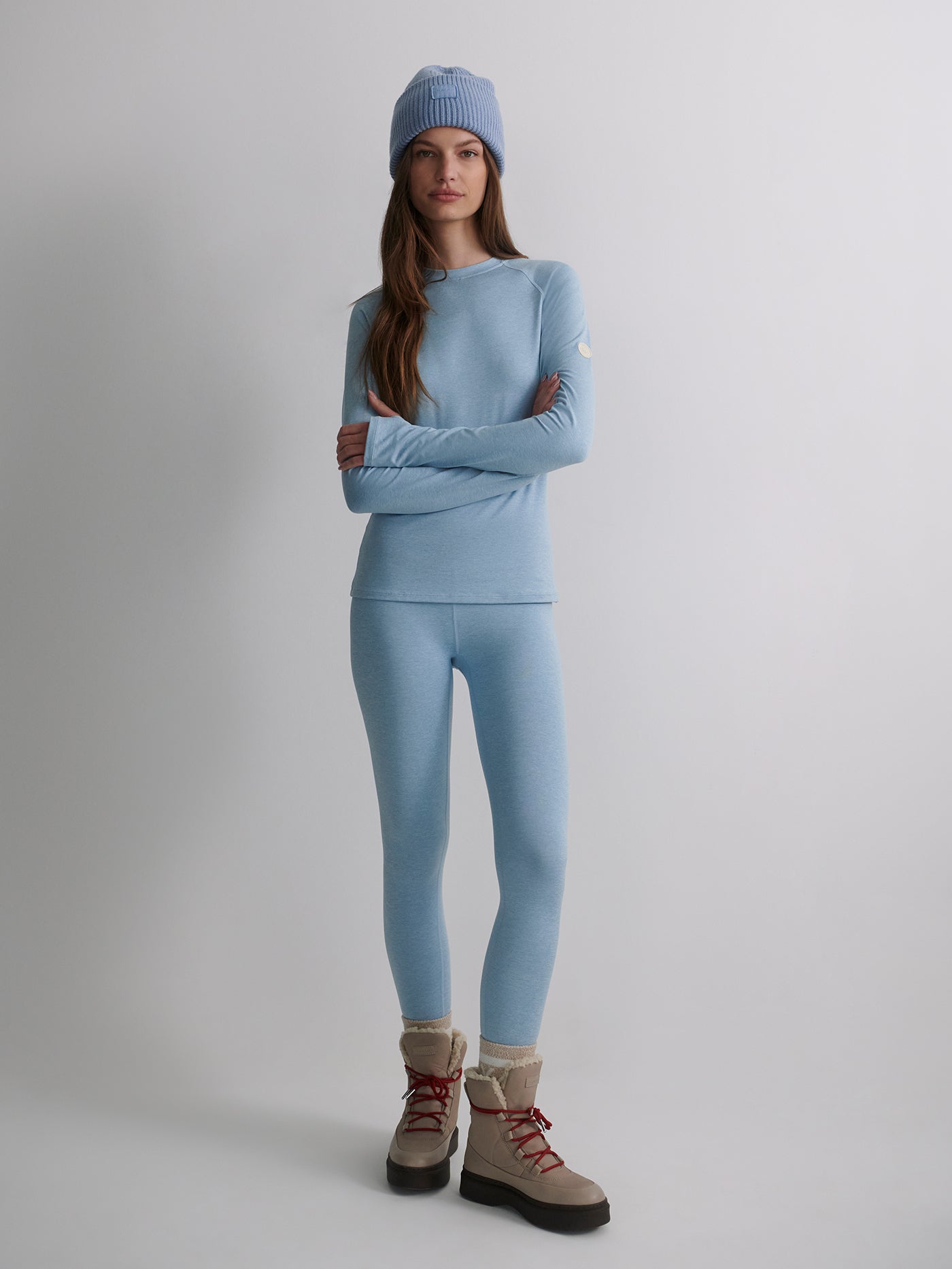 Varley Always Warm Base Layer Legging - Glacier Marl