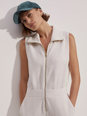 Varley Madelyn Jumpsuit - Ivory Marl