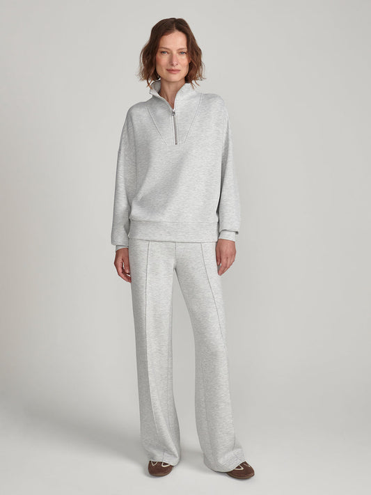 Varley The Wide Leg Pant 30 - Light Grey Marl