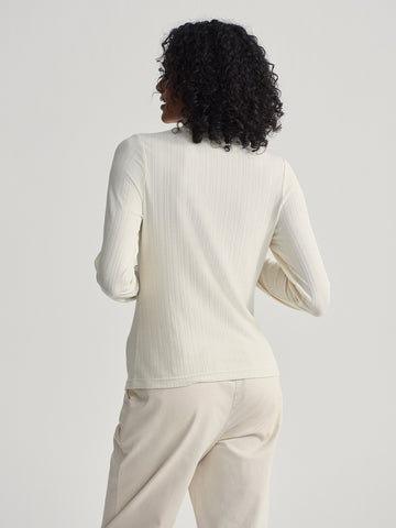 Varley Astrid Fitted Long Sleeve Tee - Birch