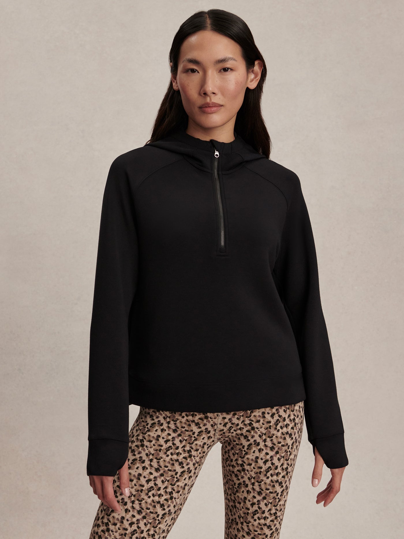 Varley Karo Half Zip Midlayer - Black