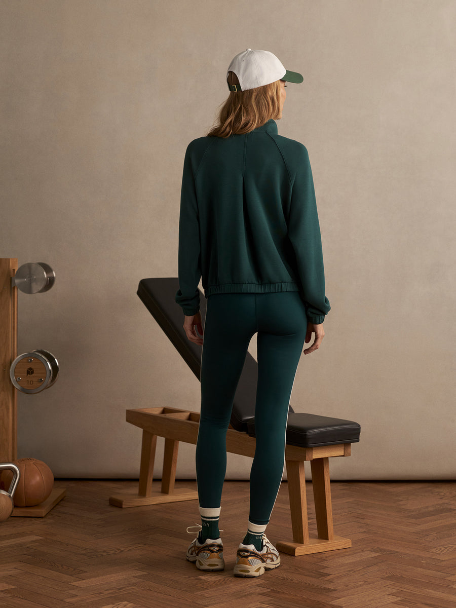 Varley Madga Zip Through Sweat - Ponderosa Pine