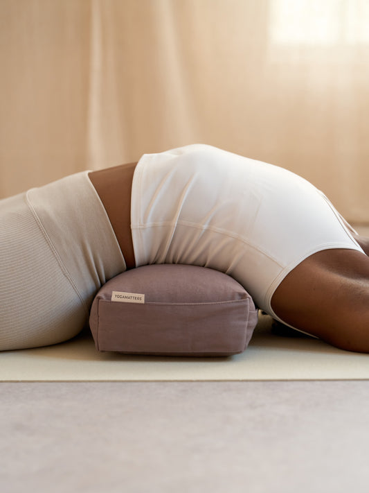 Yogamatters Organic Cotton Form Rectangular Buckwheat Bolster