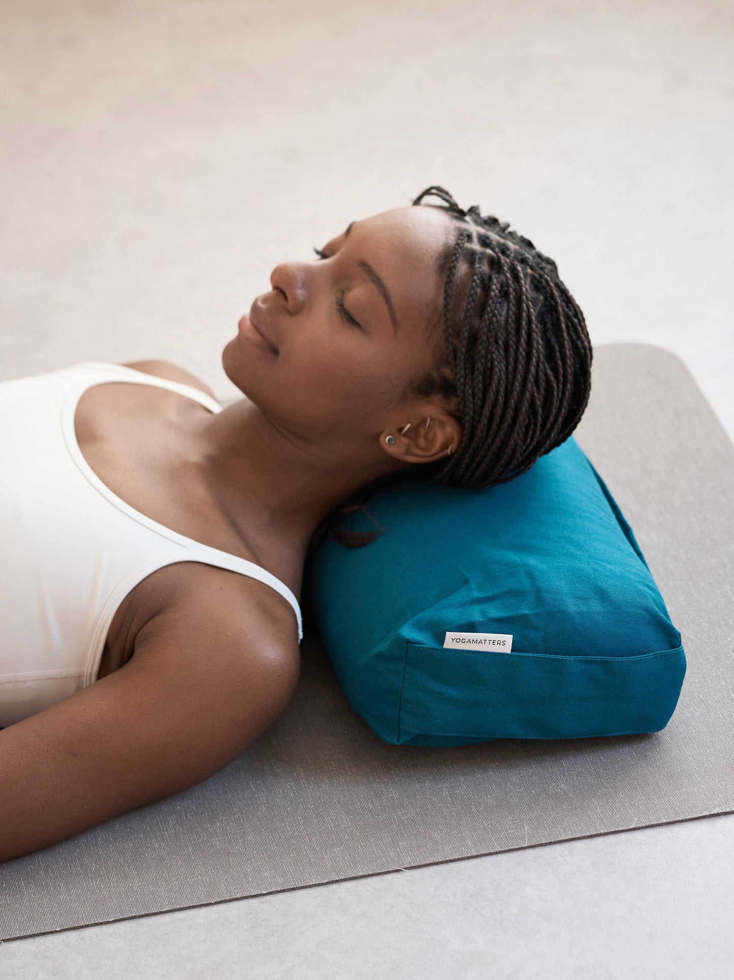 Yogamatters Organic Cotton Form Rectangular Buckwheat Bolster