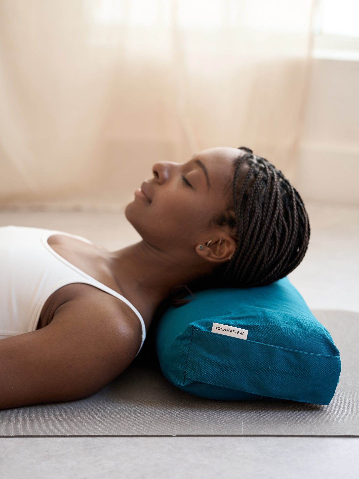 Yogamatters Organic Cotton Form Rectangular Buckwheat Bolster