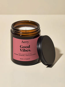 Aery Scented Jar Candle - Good Vibes