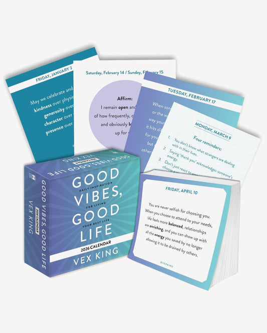 Good Vibes, Good Life Calendar 2026