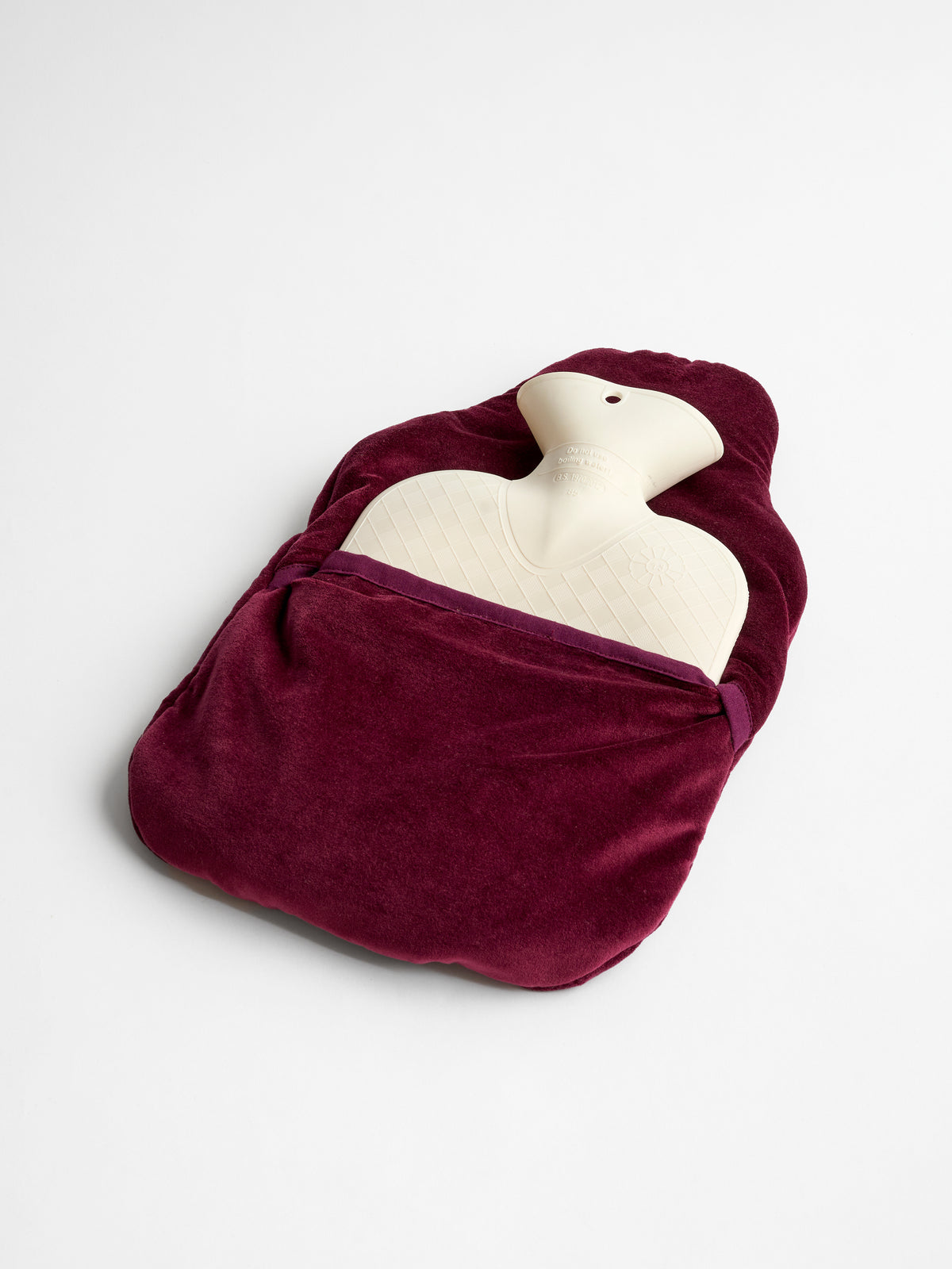 Yogamatters Velvet Hot Water Bottle Cover - Berry