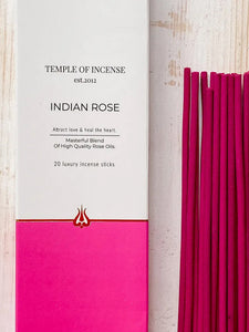 Temple of Incense - Indian Rose Incense Sticks