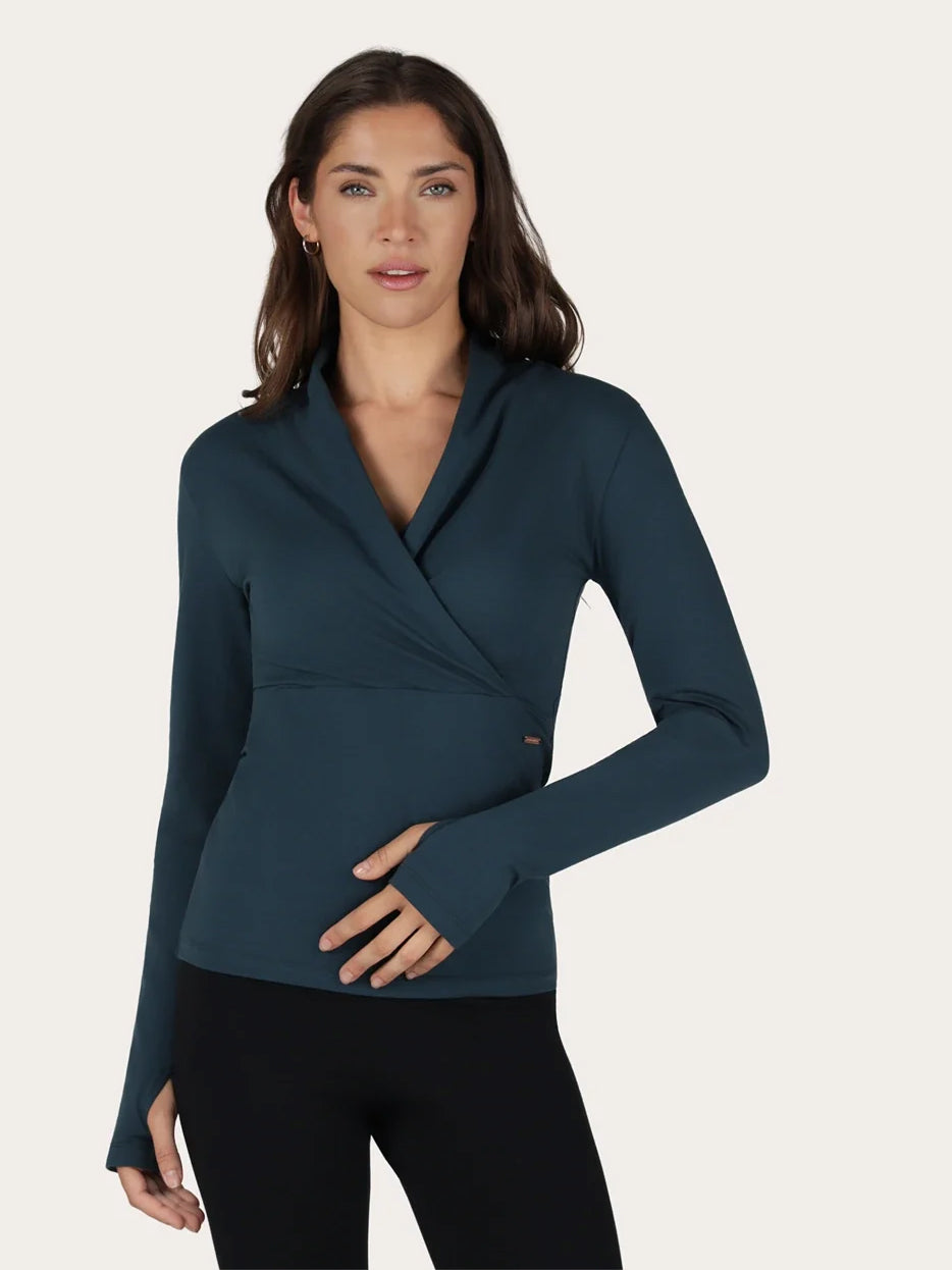 Urban Goddess Ishtar Long Sleeve Yoga Top - Orion