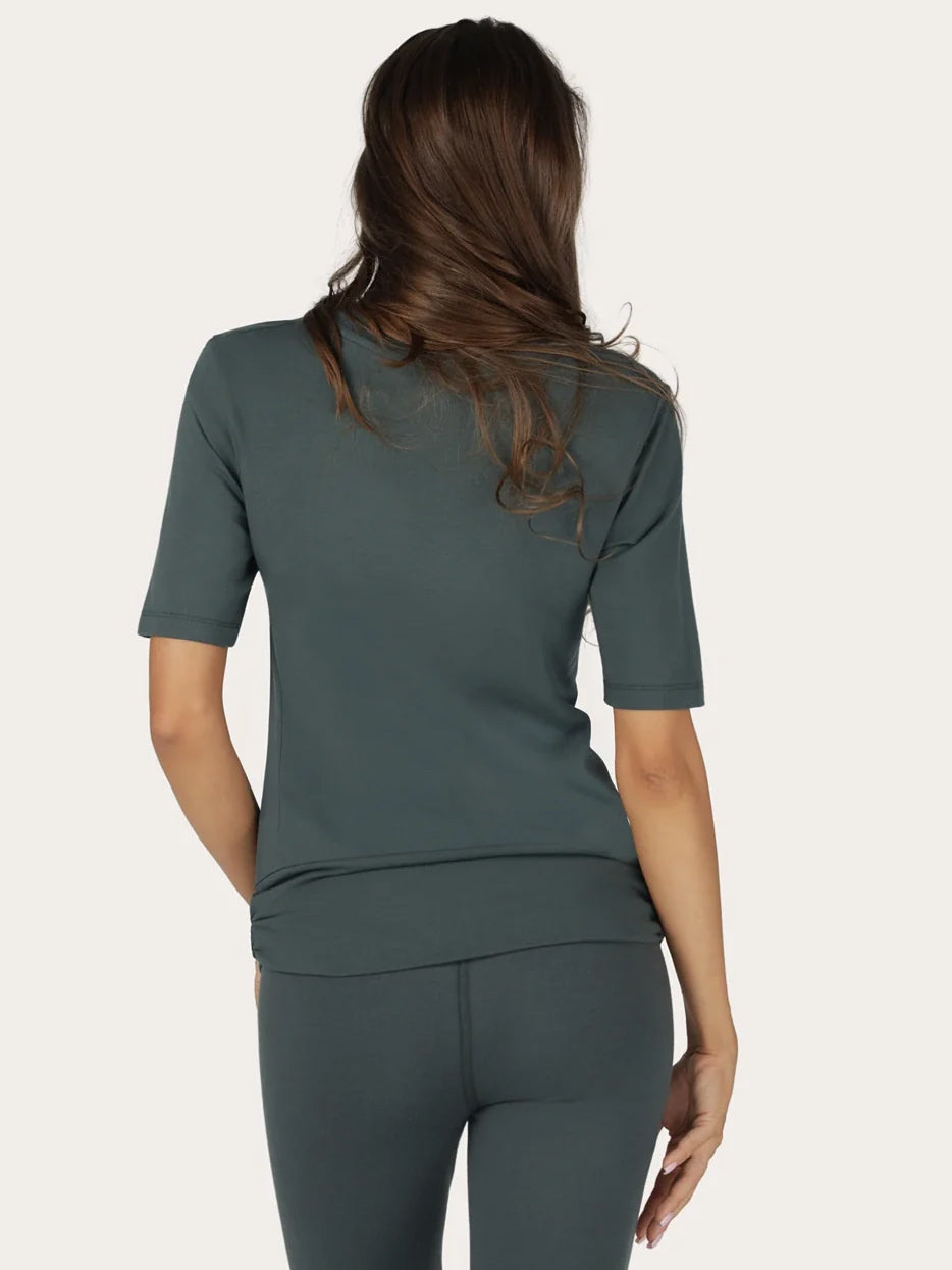Urban Goddess Kami Yoga Tee - Pinyon