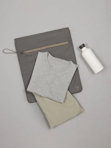 La Pochette Kit Bag - Walnut/Pewter