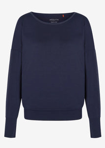 Asquith Long Sleeve Batwing - Navy