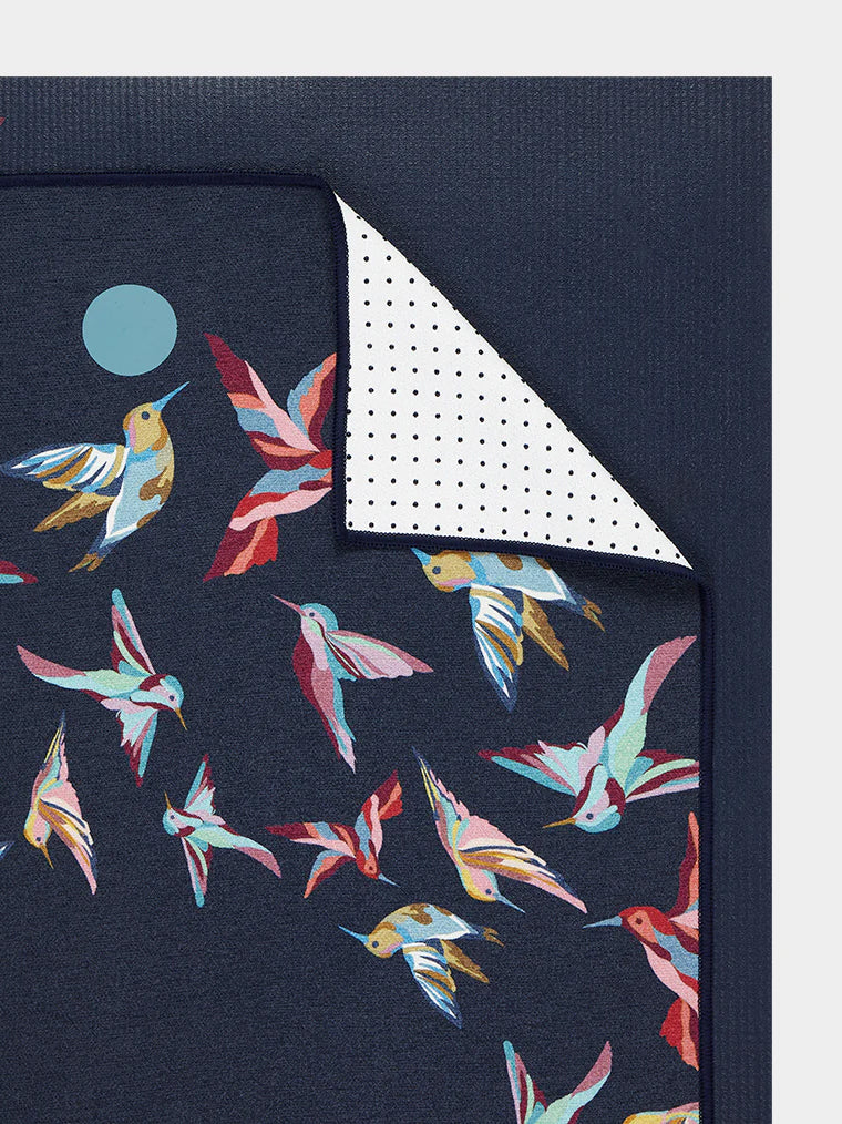 Manduka Yogitoes Hummingbird Collection Yoga Mat Towel - Charm
