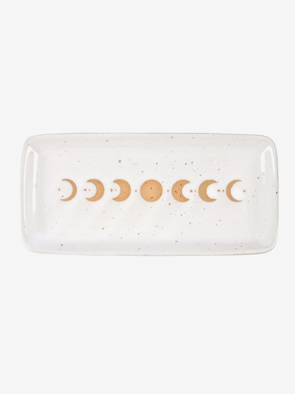 Spirit of Equinox Moon Phase Ceramic Trinket Dish - Natural