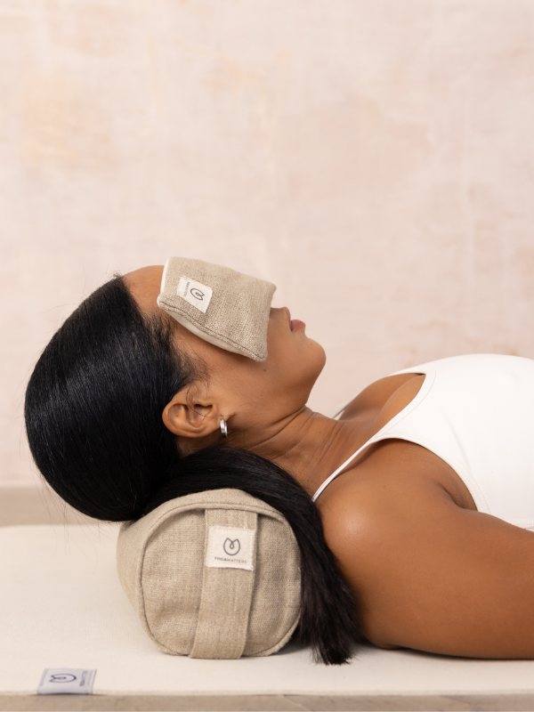 Yogamatters Hemp Mini Buckwheat Bolster - Natural