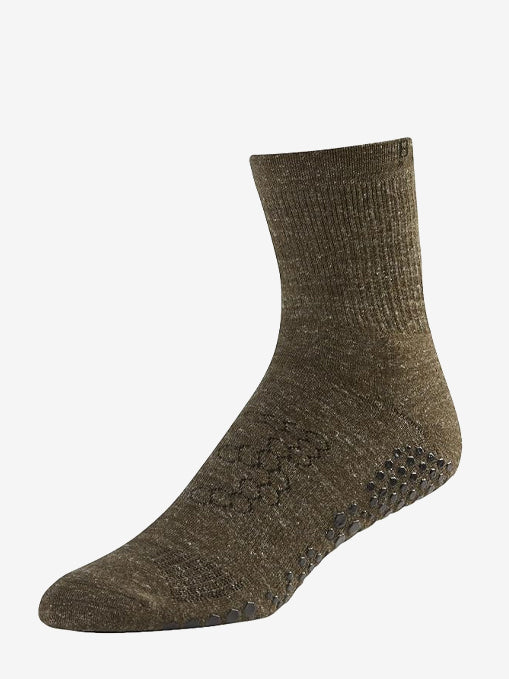 Base 33 Crew Grip Socks - Olive