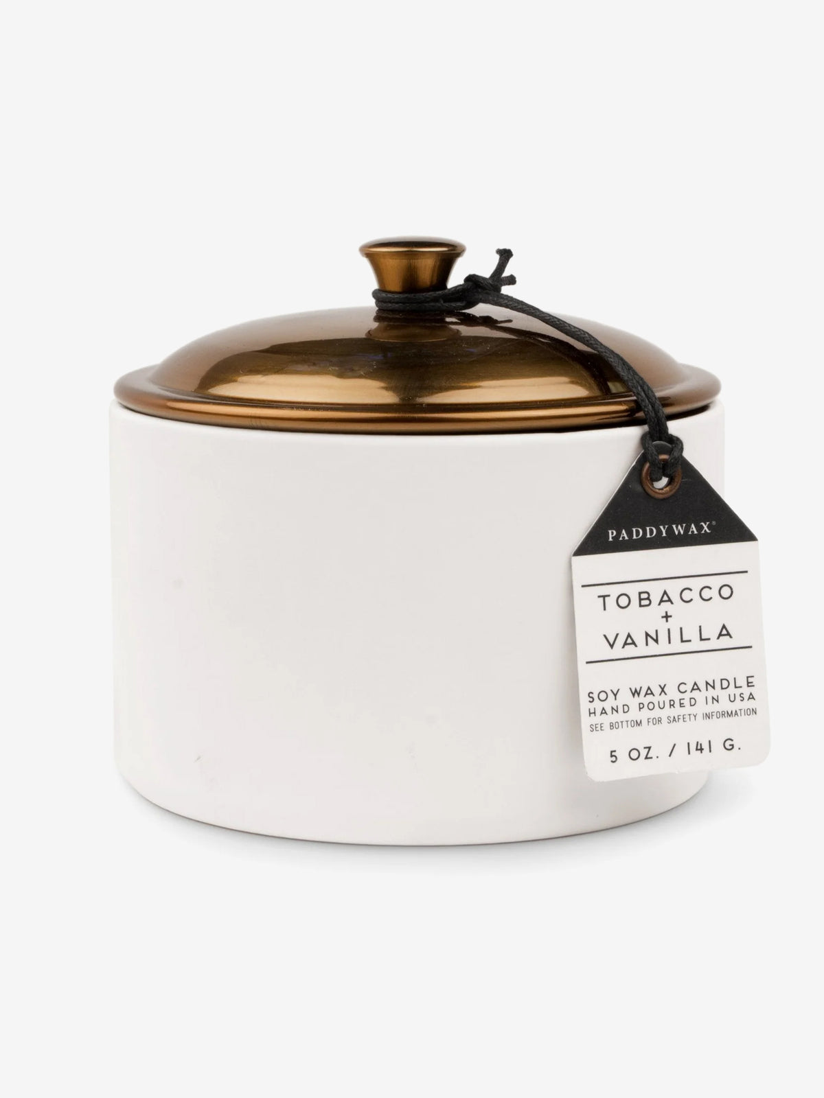 Paddywax Hygge Ceramic Candle 5oz - Tobacco & Vanilla