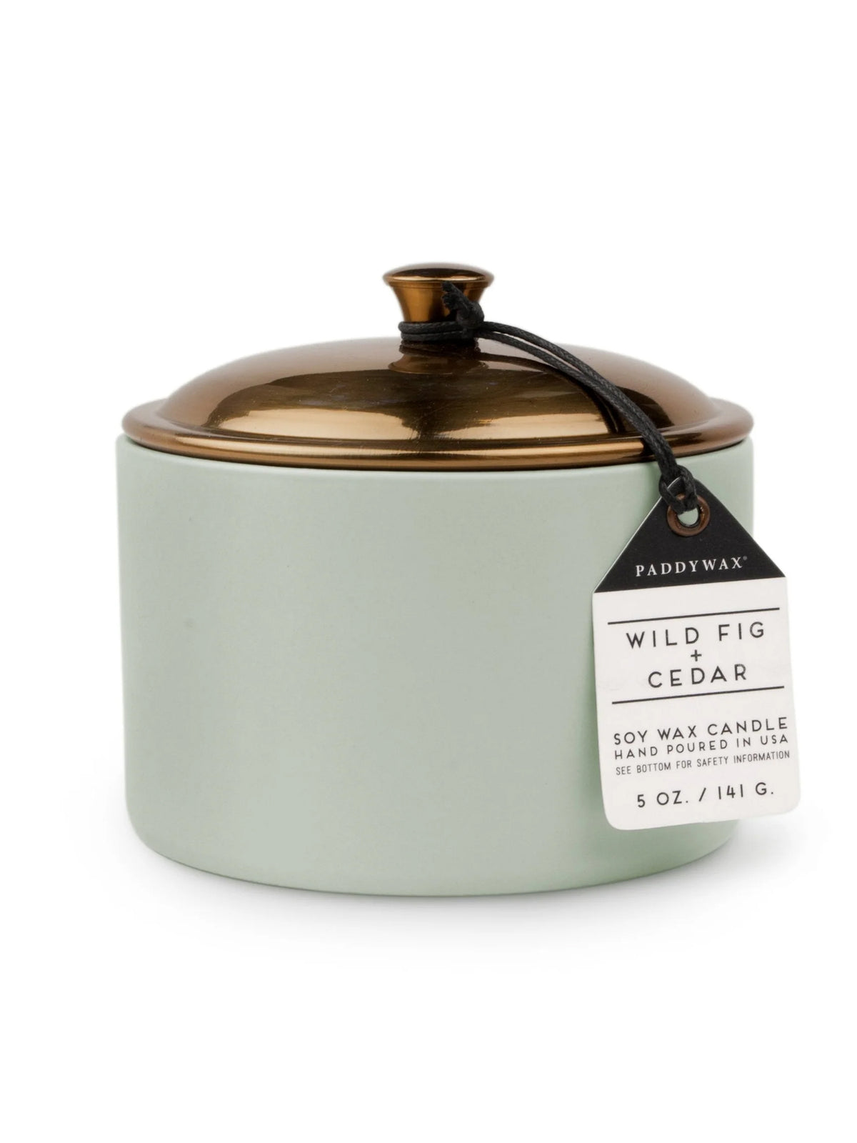 Paddywax Hygge Ceramic Candle 5oz - Wild Fig & Cedar