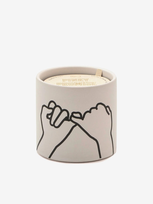 Paddywax Impressions Ceramic  Candle - Pinky Promise