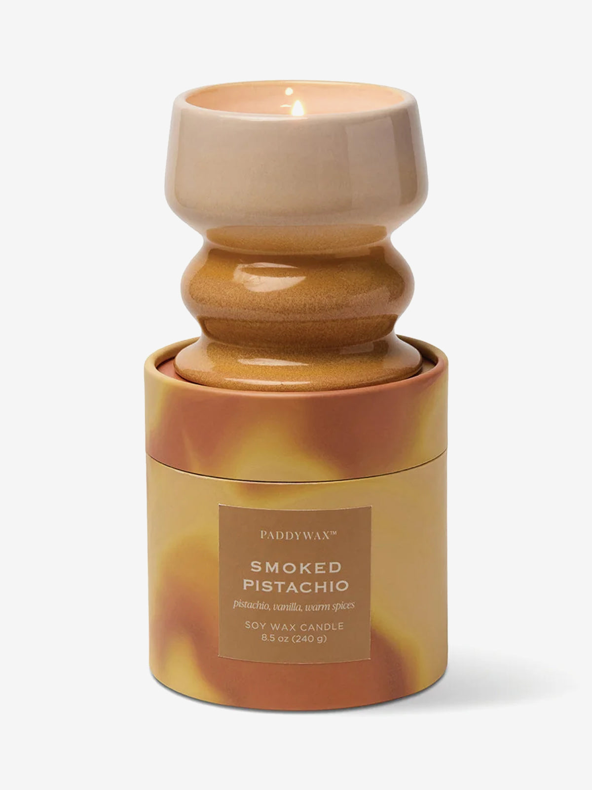 Paddywax Melt Ombre Ceramic Candle - Smoked Pistachio