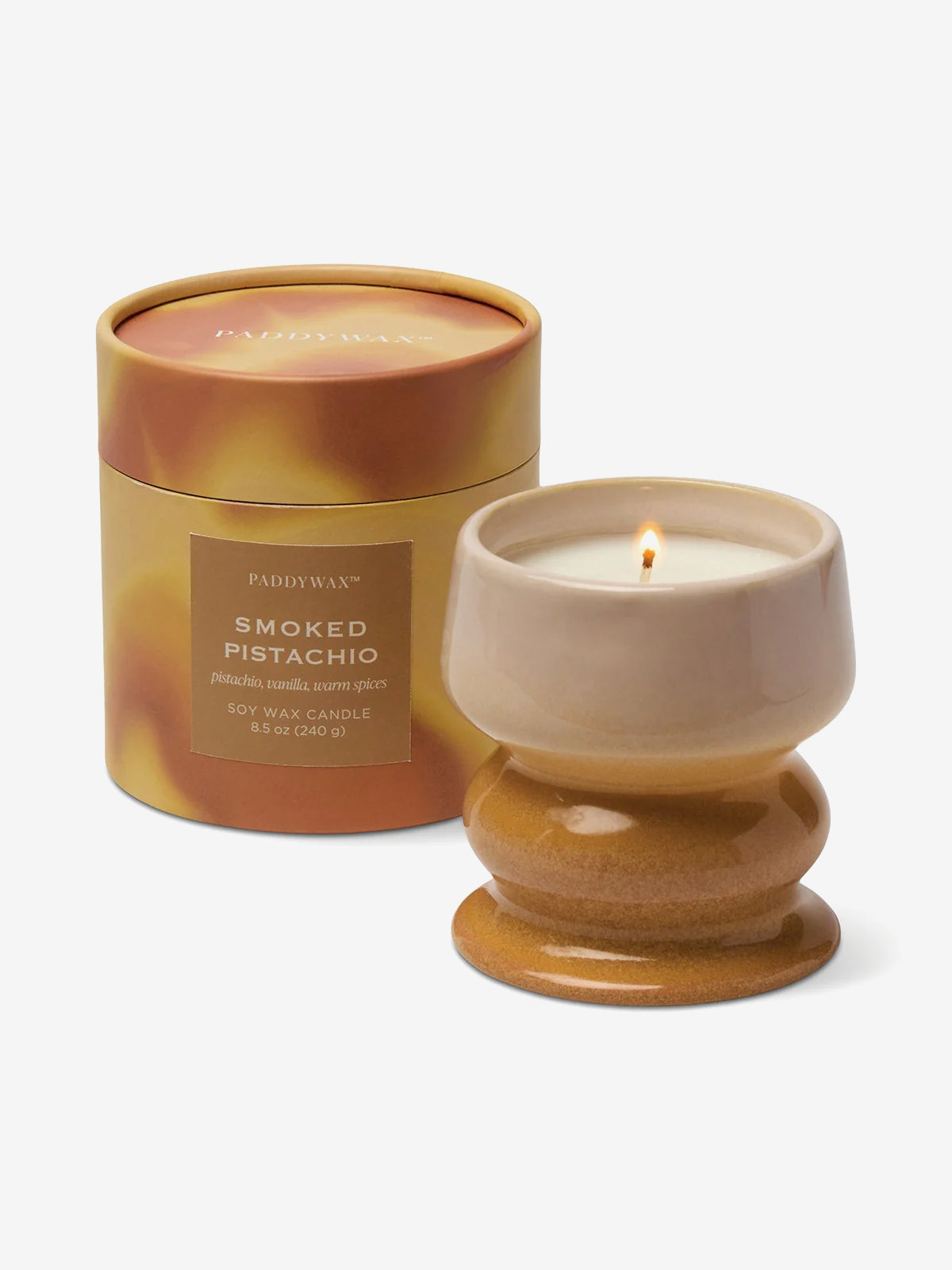 Paddywax Melt Ombre Ceramic Candle - Smoked Pistachio