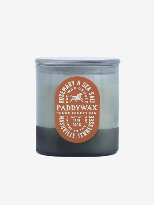 Paddywax Vista 12oz Glass Candle - Rosemary & Sea Salt