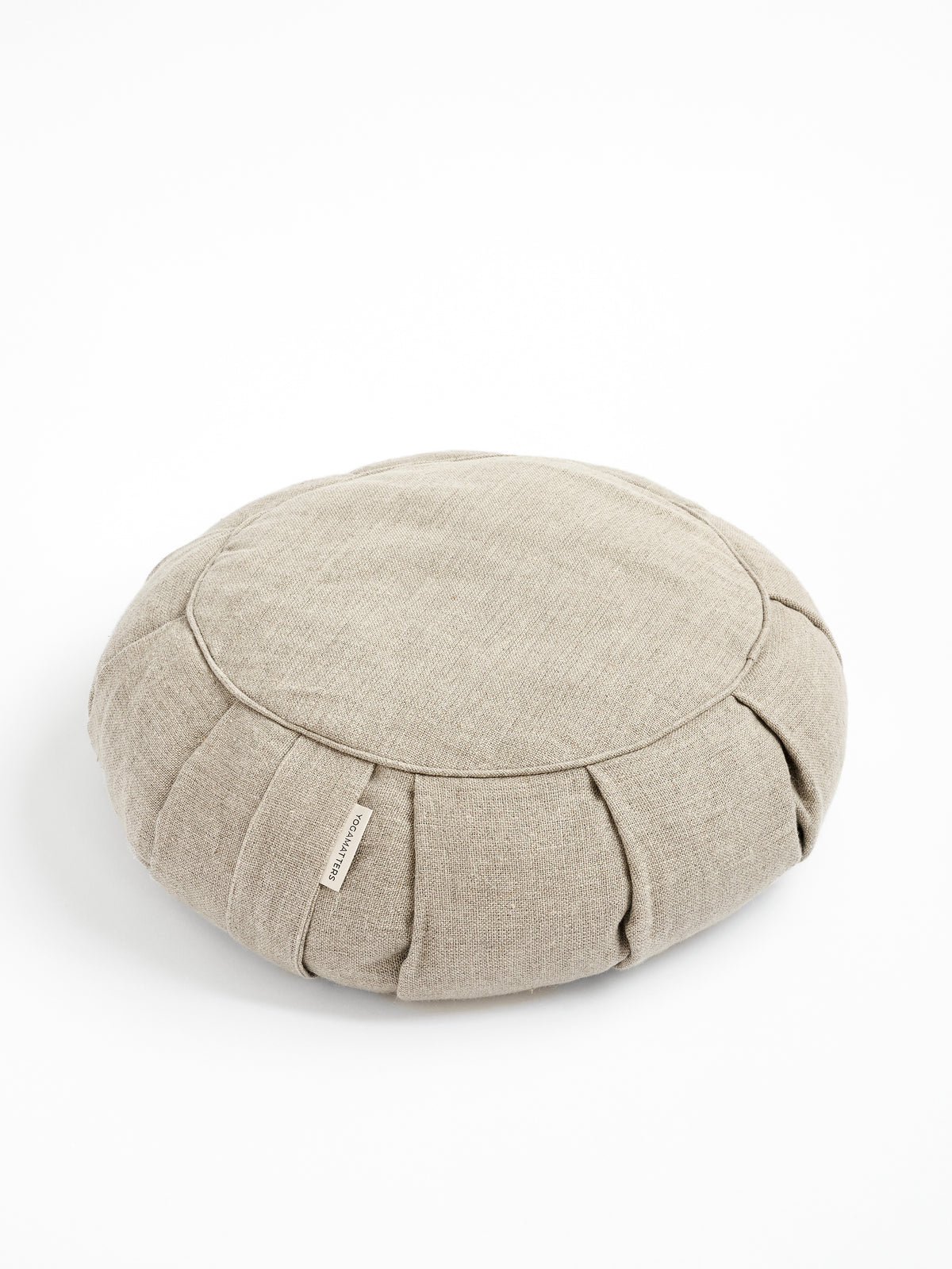 Yogamatters Hemp Buckwheat Zafu Meditation Cushion - Natural