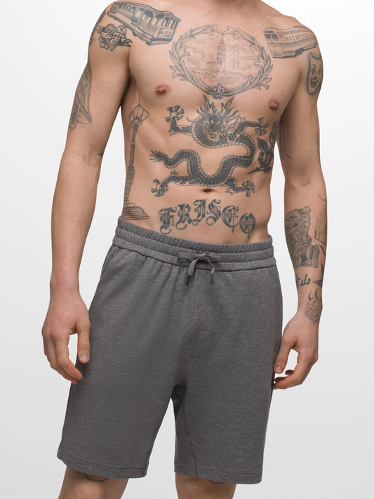 prAna Altitude Tracker Short II - Heather Grey